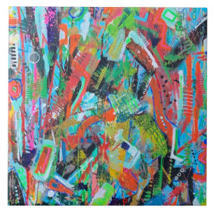 Piano Man 6 x 6 Carreaux en céramique