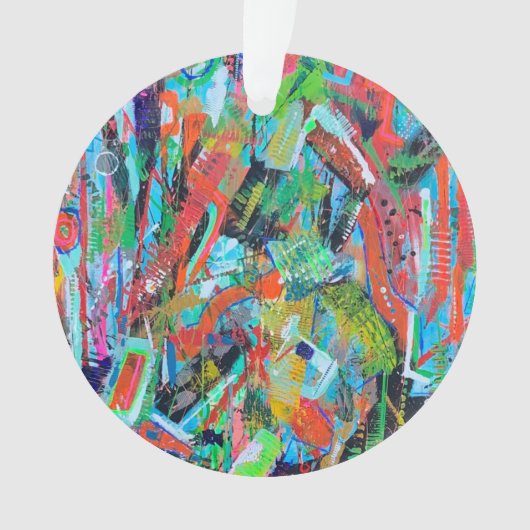 Piano Man Acryl Ornament (voorkant)