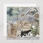 Piano Man Flat Wenskaart (Voorkant / Achterkant)