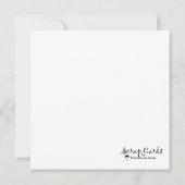 Piano Man Flat Wenskaart (Achterkant)