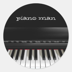 Piano man sticker blad