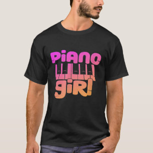 Piano Meisje Shirt Grappig Keyboard Pianist Gifts
