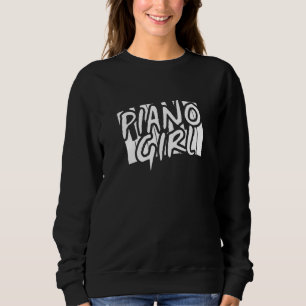 Piano Meisje Vrouw Pianist Pianist Muzikanten Trui