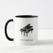 Piano-minimalistisch wit Mok (Links)