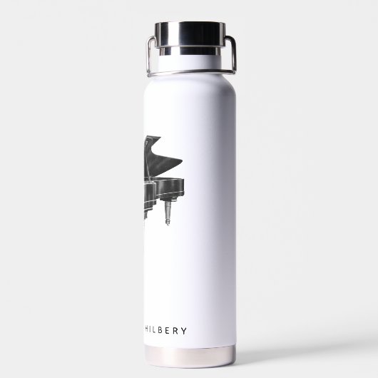  Piano-minimalistisch wit Waterfles (Achterkant)