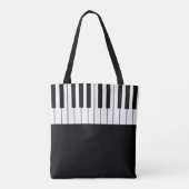 Piano moderne sac fourre-tout tout-en-un avec nom (Dos)