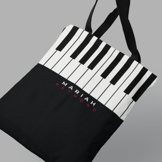 Piano moderne sac fourre-tout tout-en-un avec nom