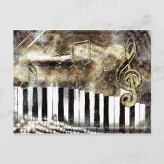 Piano Music Briefkaart