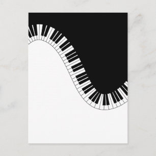 PIANO MUSIC BRIEFKAART