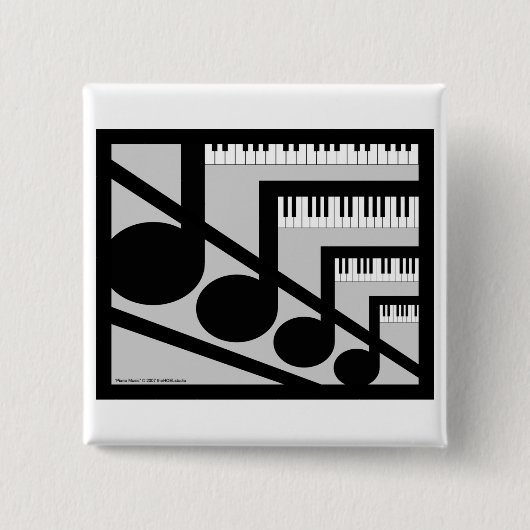 Piano Music Button (Voorkant)