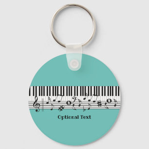 Piano Music Design Sleutelhanger