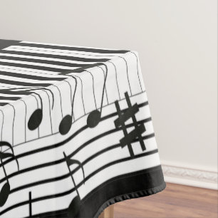 Piano Music Design Tablecloth Tafelkleed