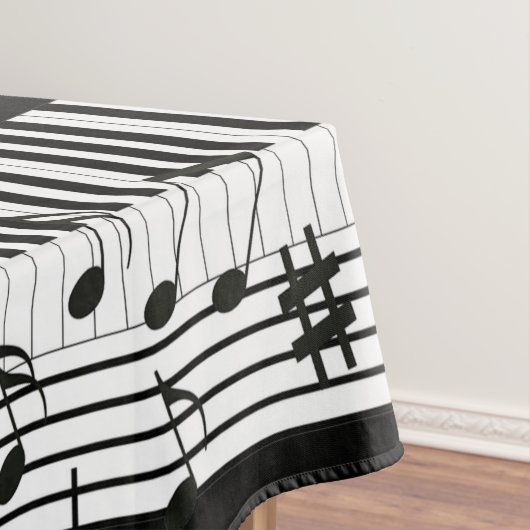 Piano Music Design Tablecloth Tafelkleed (Voorbeeld)