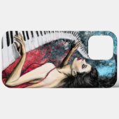 Piano Music Femme coque iphone (Verso (horizontal))