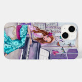 Piano Music Girl à New+York | Iphone 6 plus Coque (Verso (horizontal))