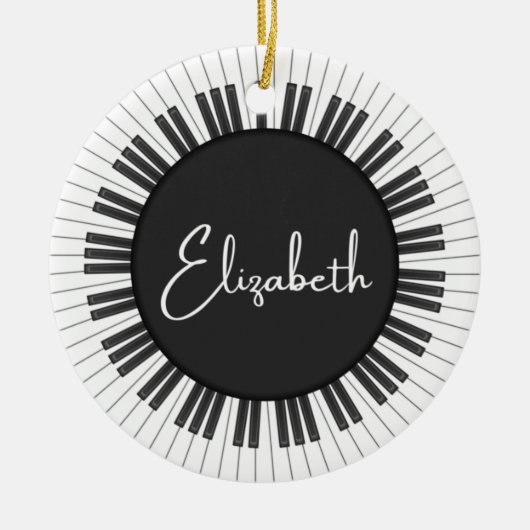 Piano Music Ornament (Voorkant)