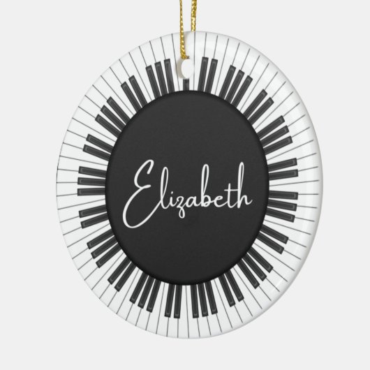 Piano Music Ornament (Links)