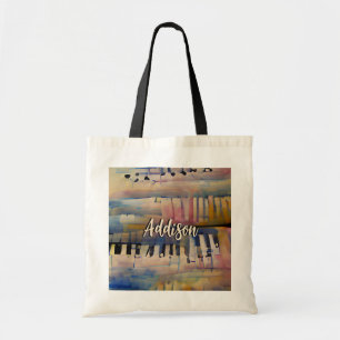 Piano Music Persoonlijke Canvas tas
