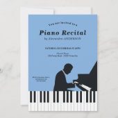 Piano Music Recital Invitation (Devant)