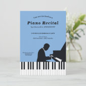 Piano Music Recital Invitation (Debout devant)