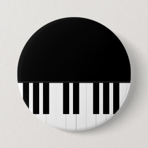 PIANO MUSIC RONDE BUTTON 7,6 CM