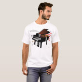 Piano Music T-shirt (Voorkant volledig)