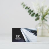 Piano Music Teacher Visitekaartje (Staand voorkant)