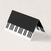 PIANO MUSIC VISITEKAARTJES (Achterkant)