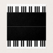 PIANO MUSIC VISITEKAARTJES (Buitenkant ongevouwen)