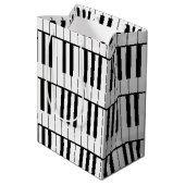 Piano Musician Music Teacher Medium Cadeauzakje (Achterkant Gekanteld)