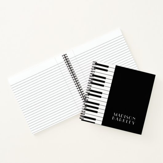Piano Musician Music Teacher Notitieboek (Binnen)