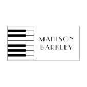 Piano Musician Music Teacher Rubberstempel (Afrduk)