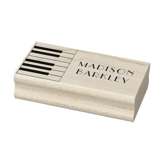Piano Musician Music Teacher Rubberstempel (Stempel)