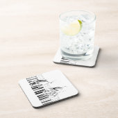 Piano-muziek Bier Onderzetter (Rechterzijde)