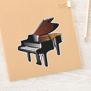 Piano.muziek, muziek, muziek sticker