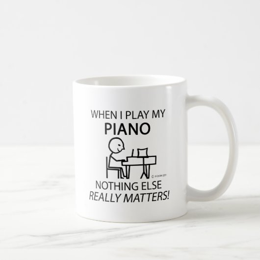 Piano Niets anders Matters Koffiemok (Rechts)