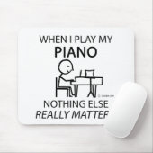 Piano Niets anders Matters Muismat (Met muis)