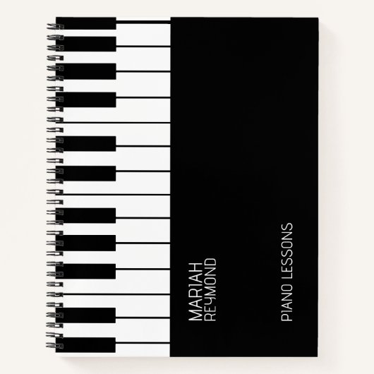 Piano Notitieboek (Voorkant)