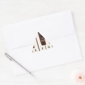 Piano Octave DO RE MI Driehoek Sticker (Envelop)