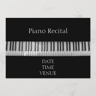 Piano Overweging elegant stijlvol formaat Kaart