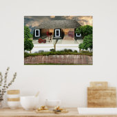 Piano Penthouse Sunset Poster (Keuken)