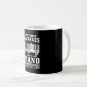 Piano Pianist Gift Koffiemok (Voorkant rechts)