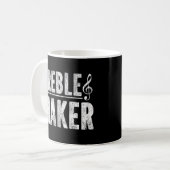 Piano Pianist Treble Maker Koffiemok (Voorkant links)