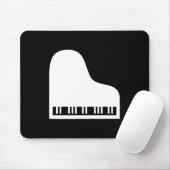 Piano Pictogram Mousepad Muismat (Met muis)