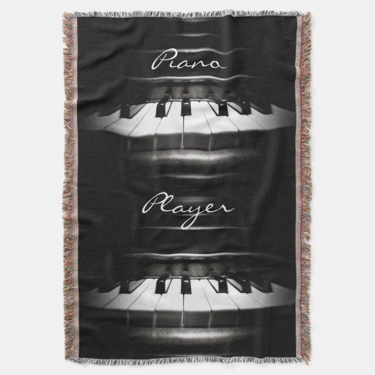 Piano Player - Aangepaste demoband voor muziek Deken (Voorkant Verticaal)