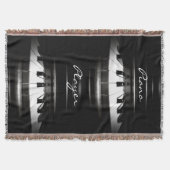 Piano Player - Aangepaste demoband voor muziek Deken (Voorkant)