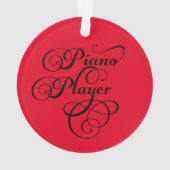 Piano Player Script Ornament (achterkant)