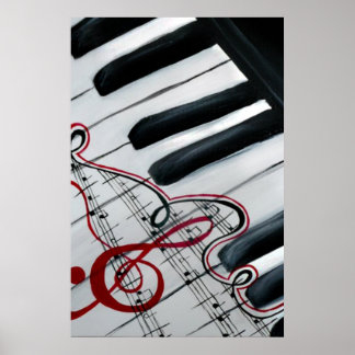 Piano Poster