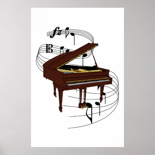 Piano Poster (Voorkant)