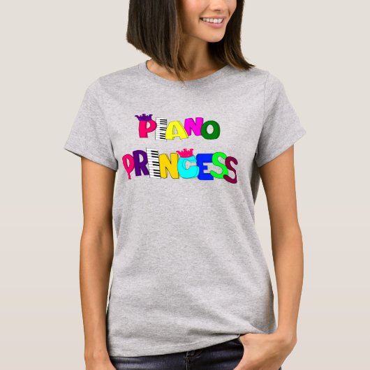 Piano Princess T-shirt (Voorkant)